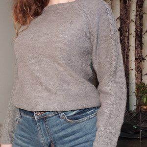 Obey cable knit fisherman style sweater